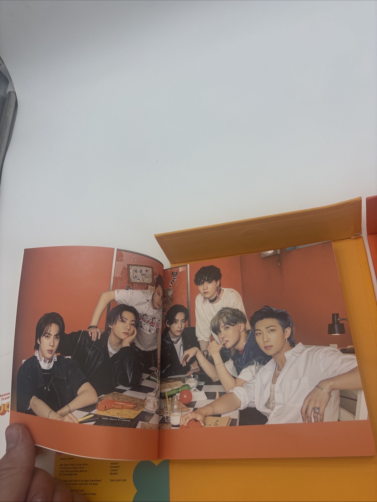 BTS Butter Album Cream and Peaches Version Complete Set