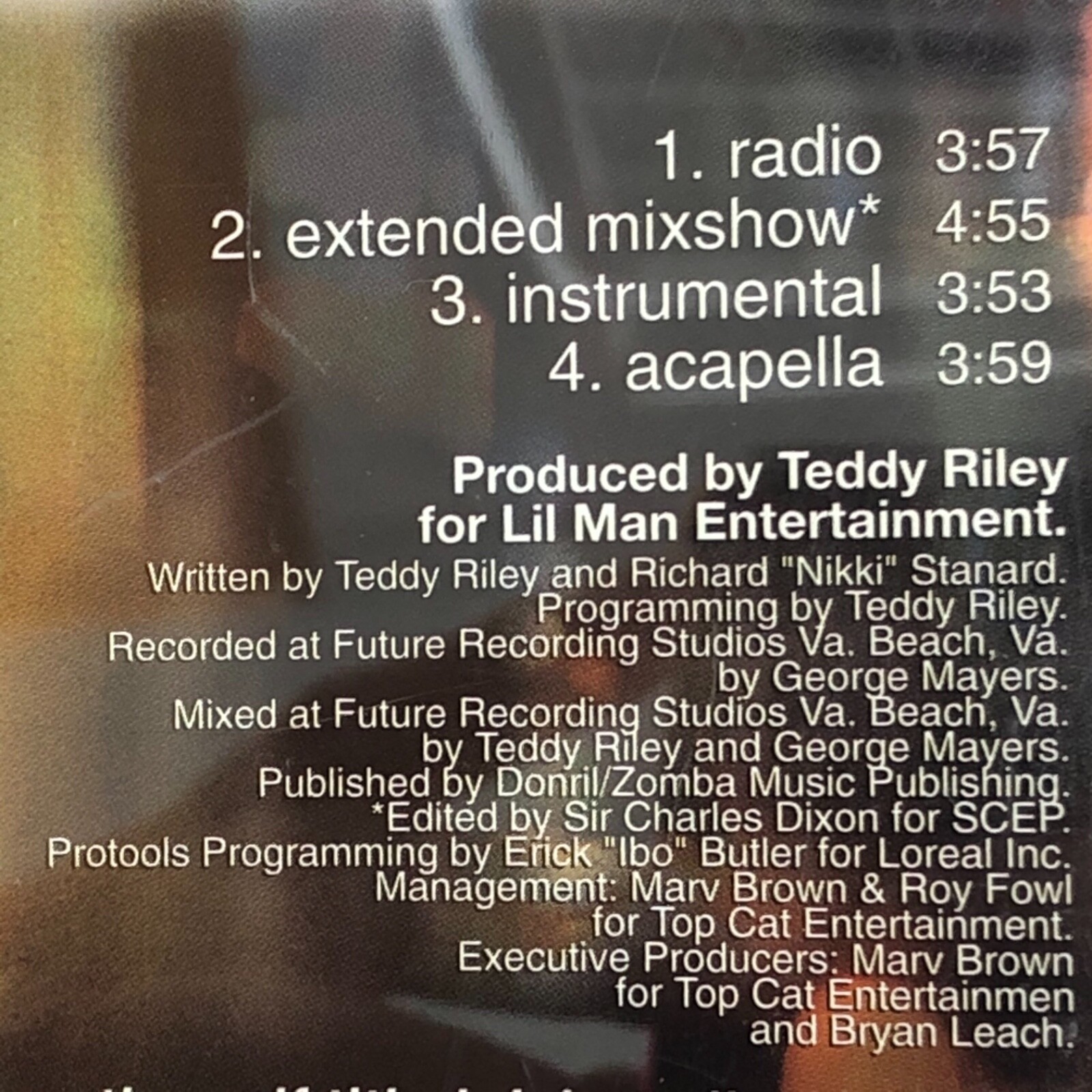 Trickin Ram Z CD From Self Titled Debut Album Rap Hip Hop Vintage 2001 Gangsta