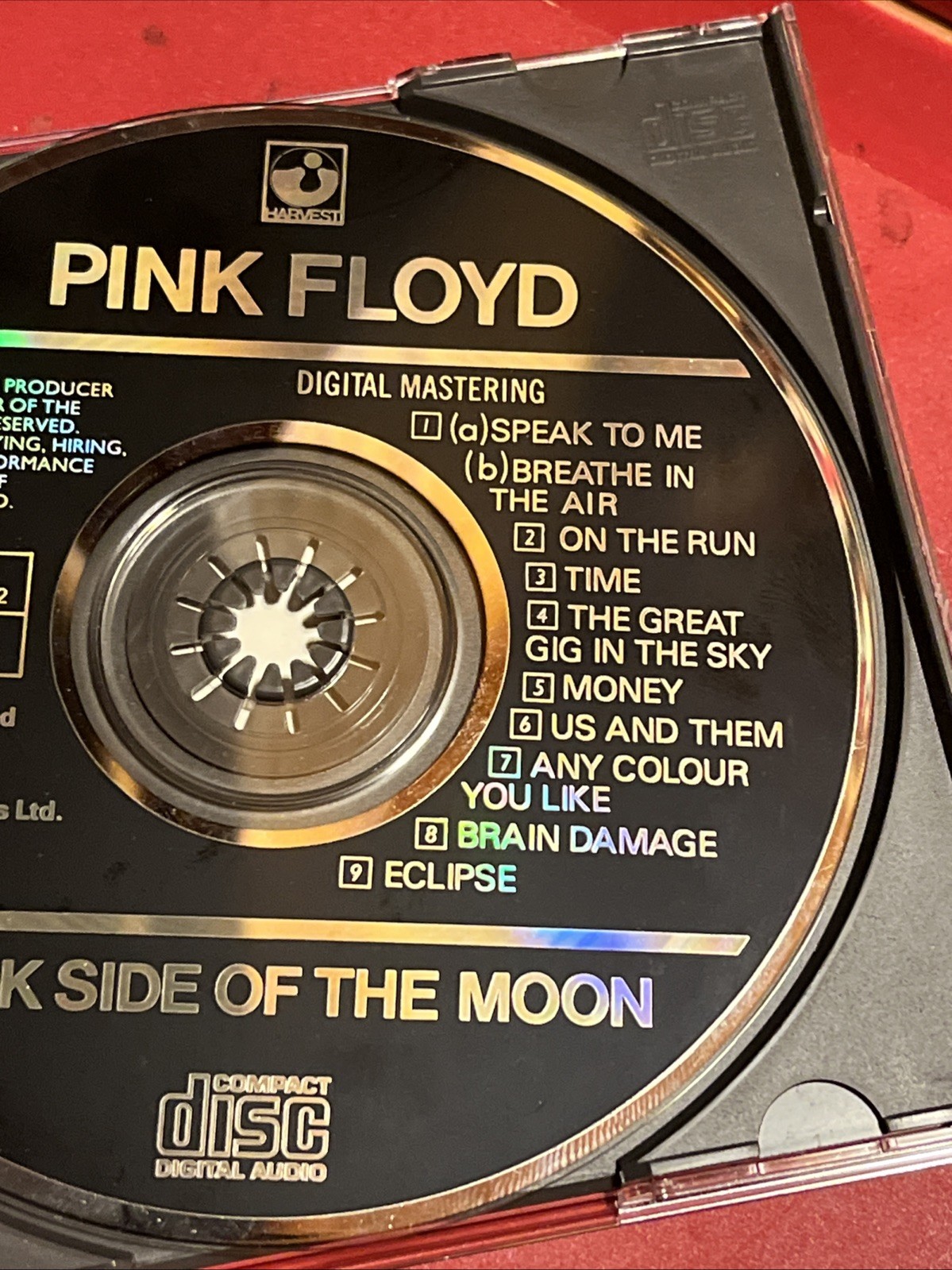 🔥 PINK FLOYD - Dark Side Of The Moon - Harvest Black Disc Japan ULTRA RARE OOP