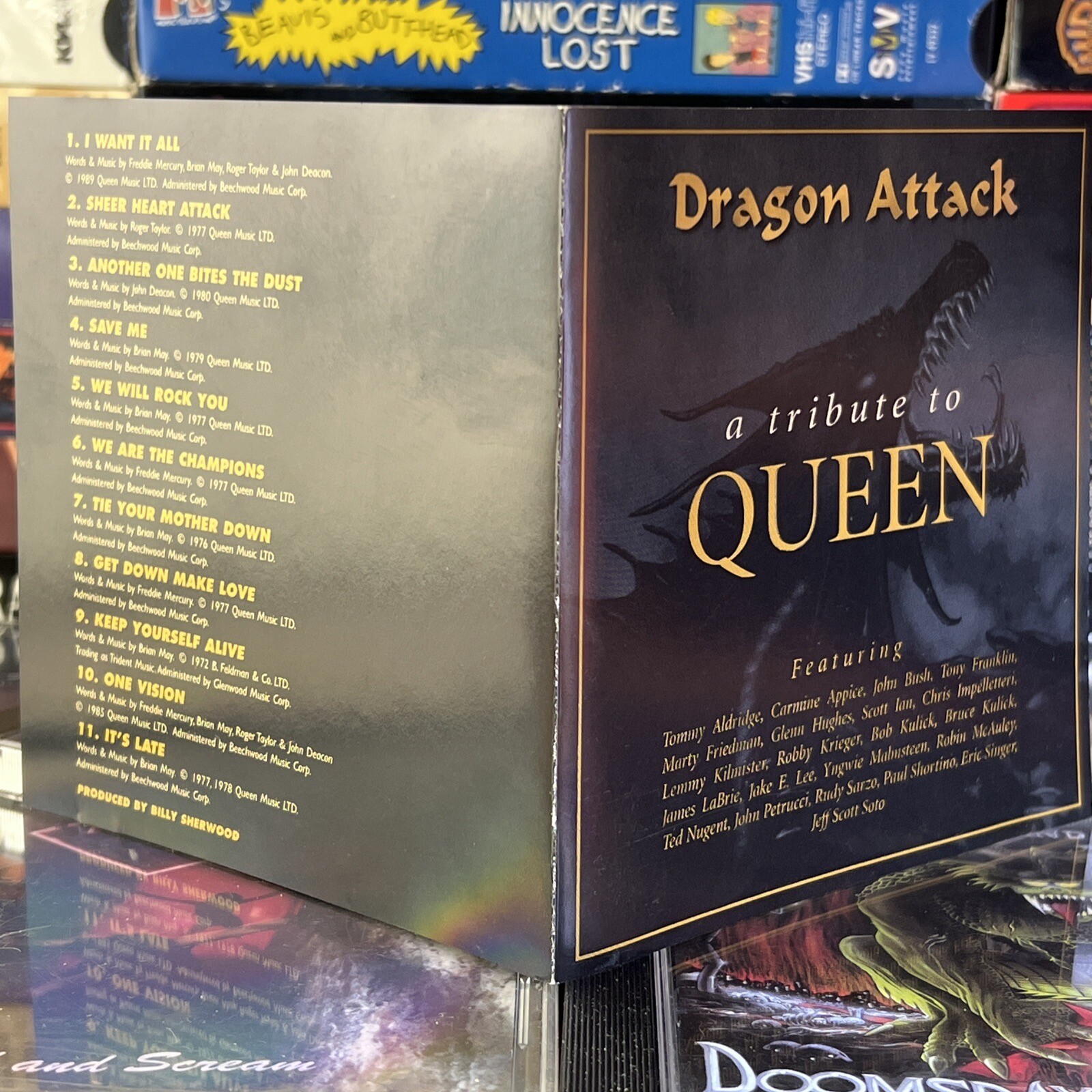Dragon Attack Queen Tribute 1997 CD Marty Friedman Yngwie Jake E Lee Metal Comp