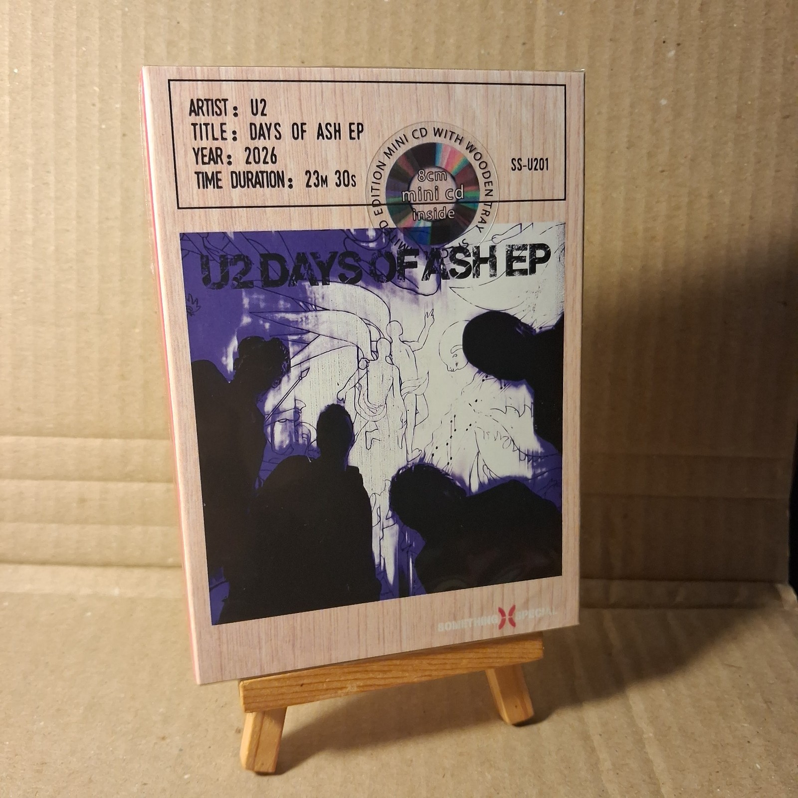 U2 - Days Of Ash EP (Single) (Wood Box, Mini-CD) Sealed!