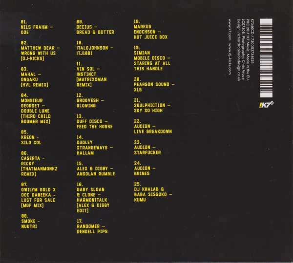 Matthew Dear - DJ-Kicks (CD) (Mint (M)) - 4190937249