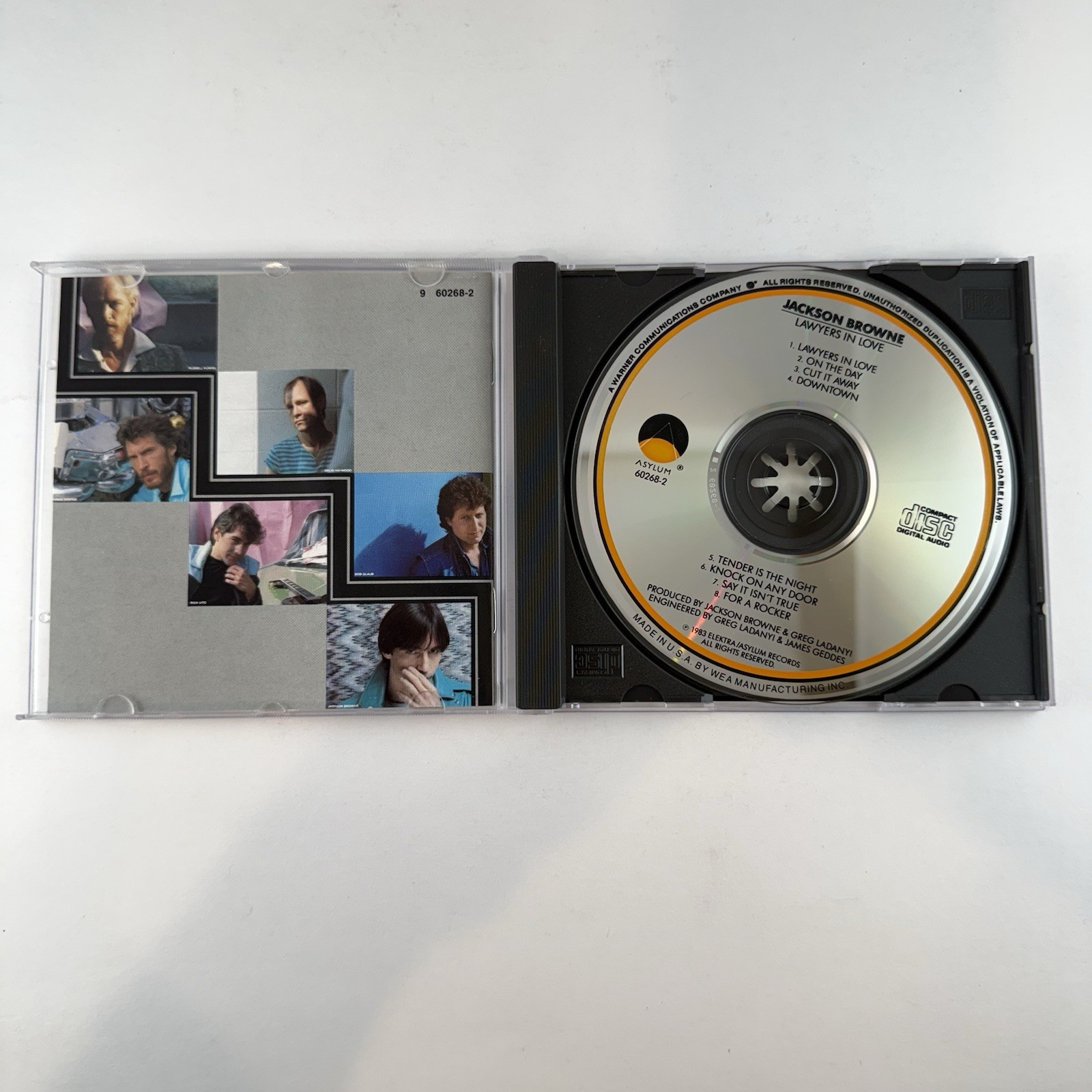 CD Lot Of 9 Jackson Browne Lawyers In Love Late For The Sky Running On Empty ect