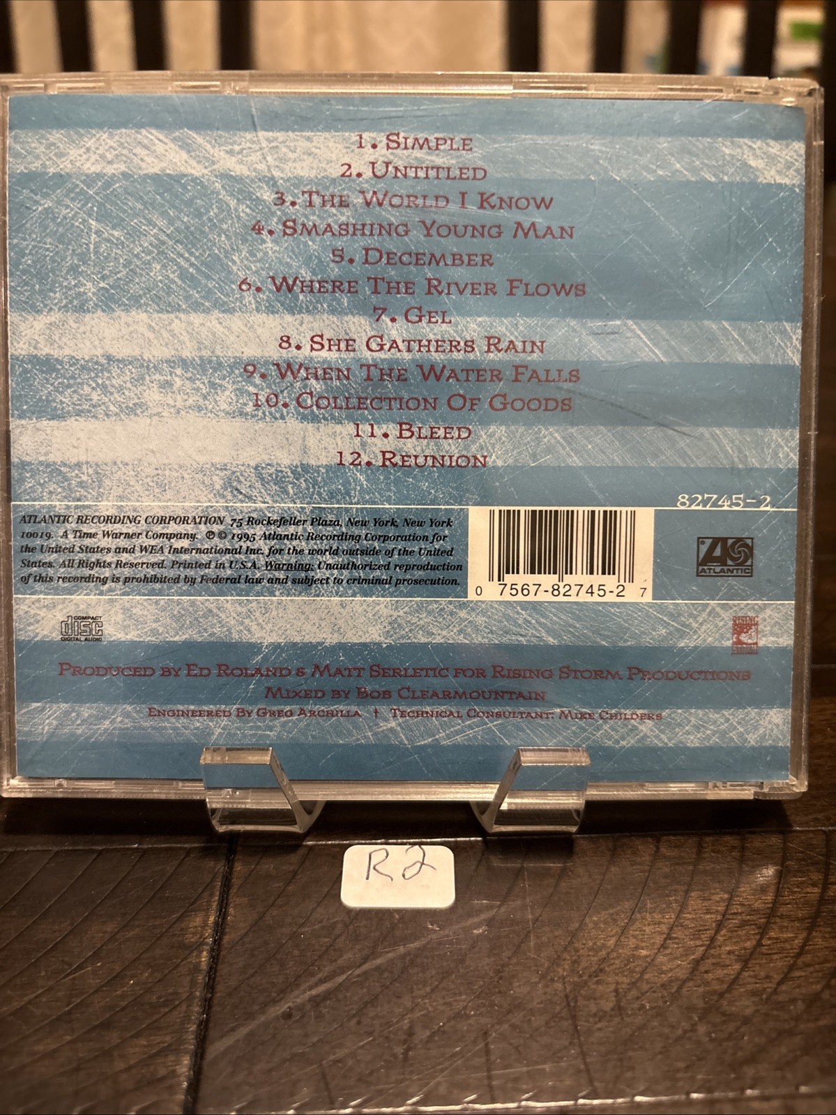 "Collective Soul" 82745-2, CD. Initials On Front Of Cd. R2￼