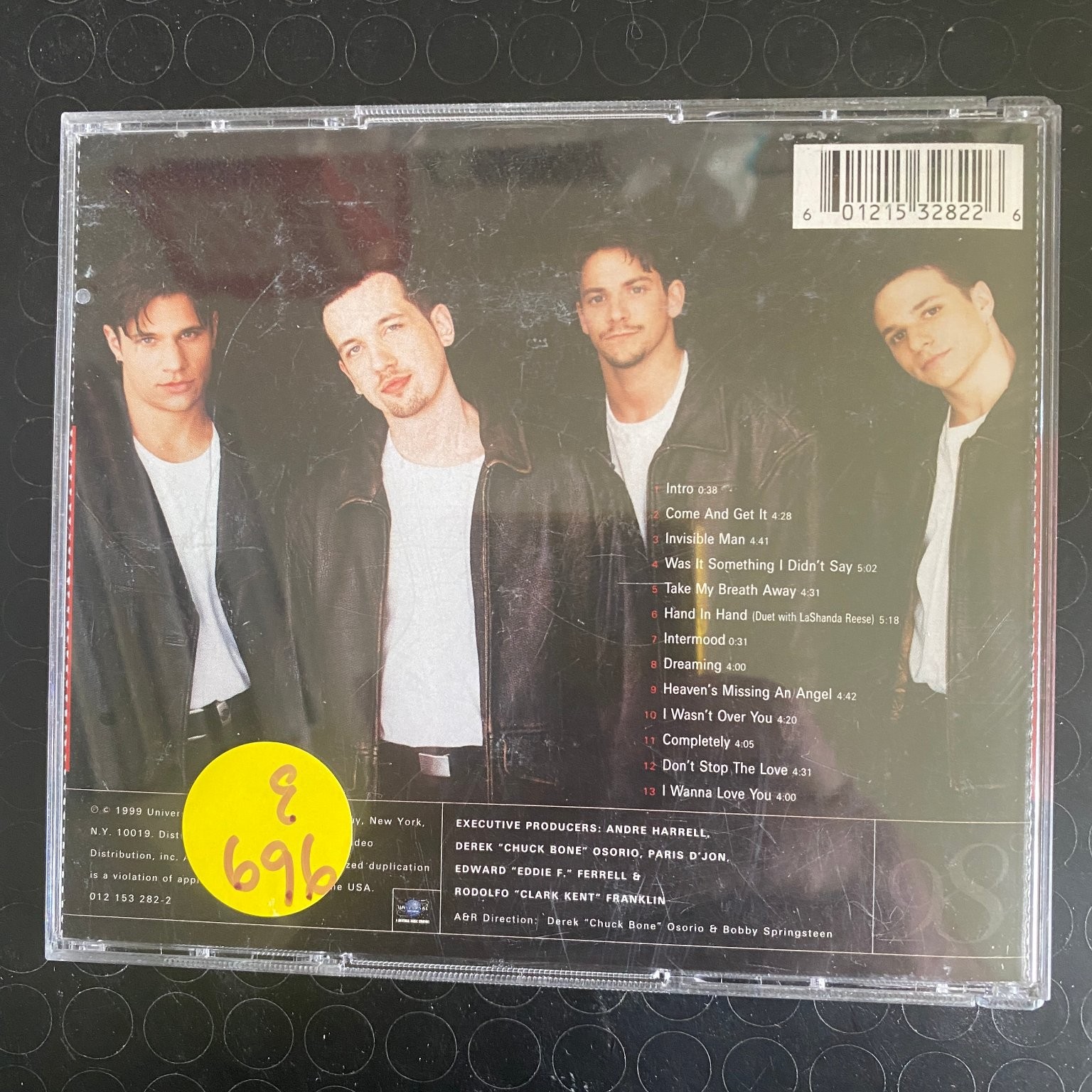 98 Degrees - 98° CD 1998 Pop R&B Boy Band Universal Records