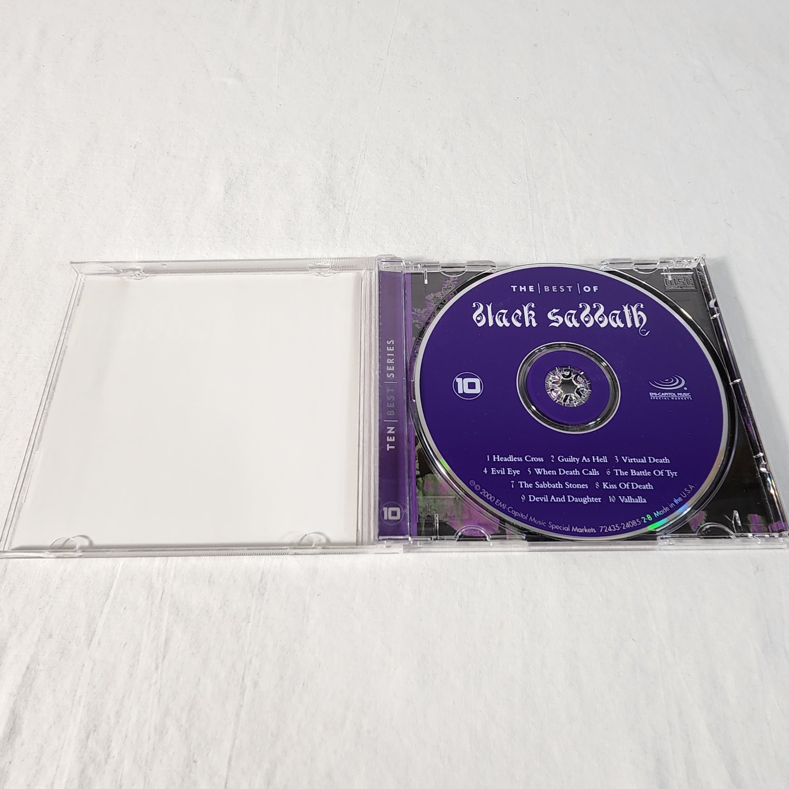 Black Sabbath The Best Of Black Sabbath CD 2000 EMI-Capitol Records FREE Ship