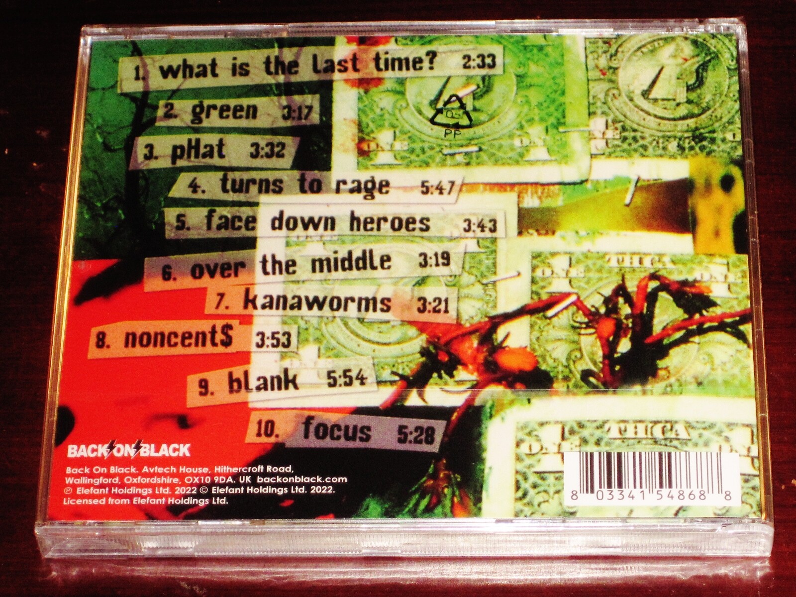 Forbidden: Green CD 2021 Reissue Back On Black Records EU BOBV939CD NEW