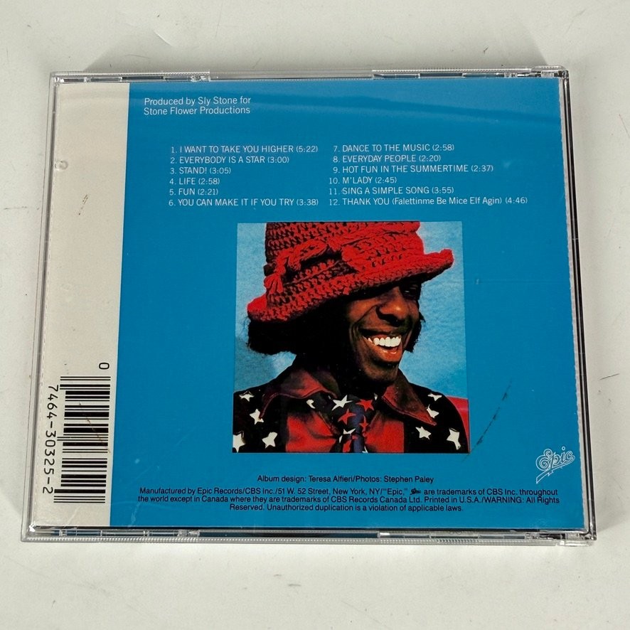 Sly & The Family Stone – Greatest Hits CD 1986 Funk Soul R&B Epic EK 30325