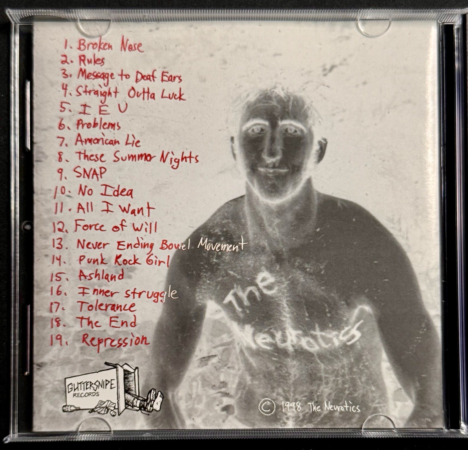 The NEUROTICS : Daily Life Enemies Dreams Memories of the Neurotic CD 1998 RARE