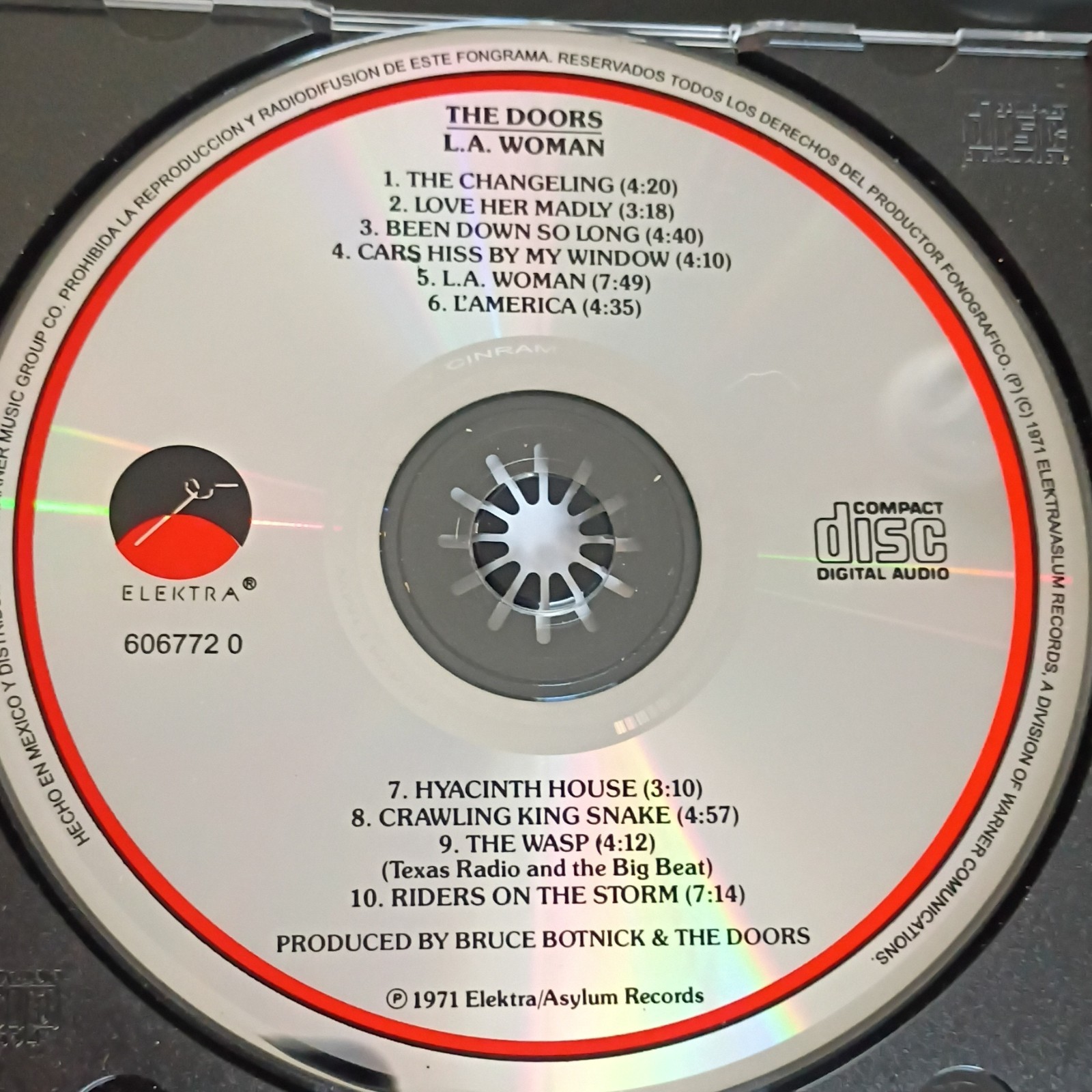 The Doors - L.A. Woman CD 1990 Remastered VG+
