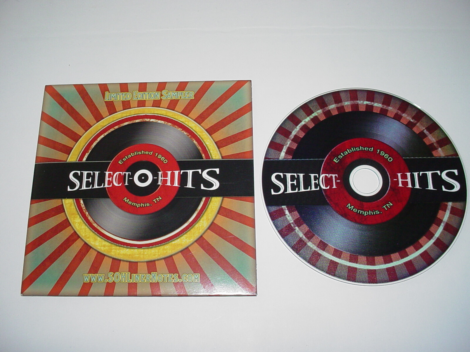 SELECT O HITS - RSD / 4-16-2011 10 SONG - PROMO CD SAMPLER - OOP
