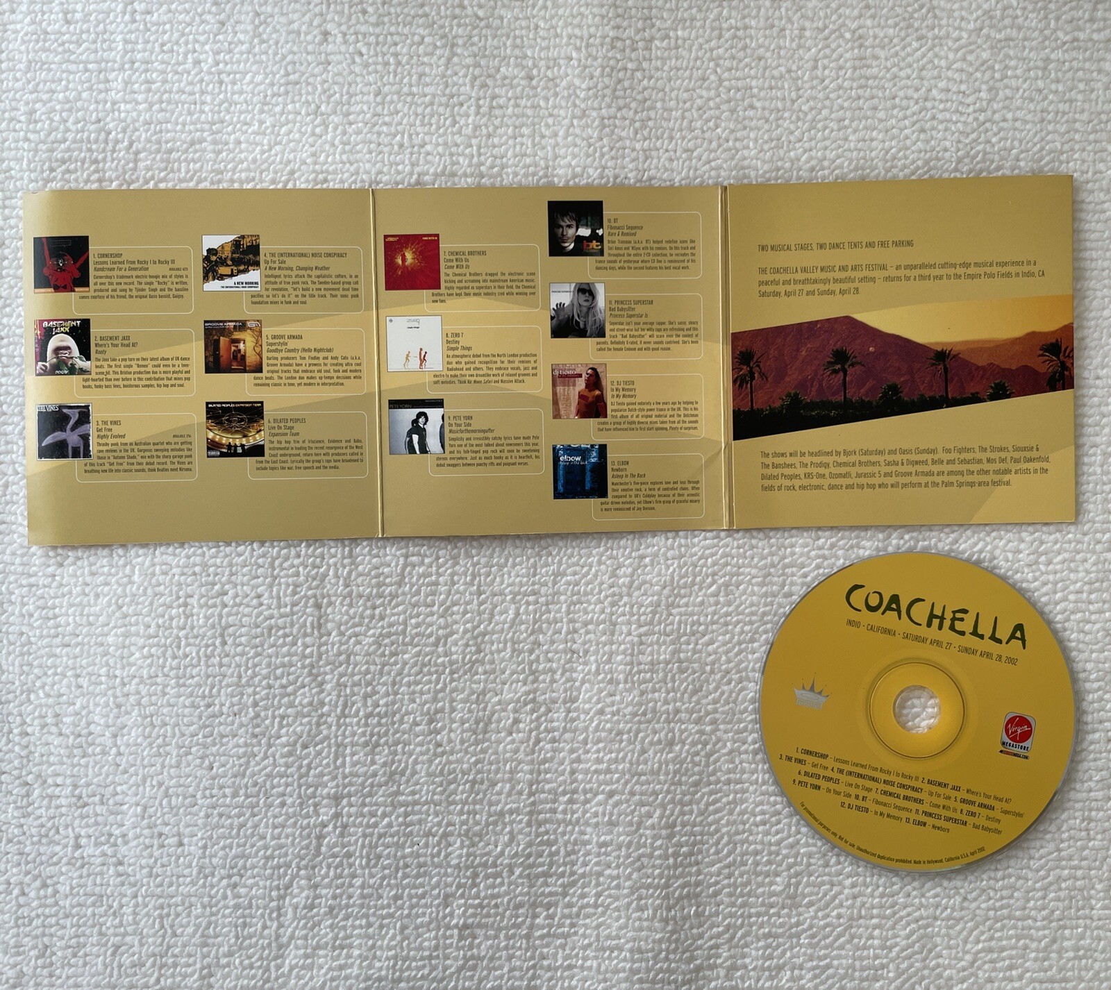 Coachella 2002 Virgin Megastore - Various Artists - Promo CD (2002)
