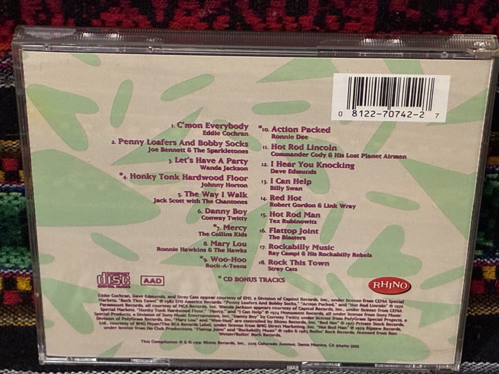 VA Rock This Town: Rockabilly Hits vol. 2 CD early rock comp 18-trk