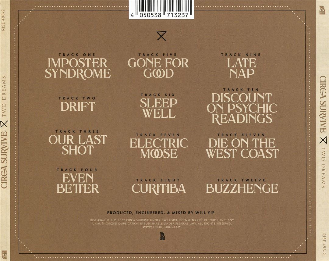 TWO DREAMS NEW CD