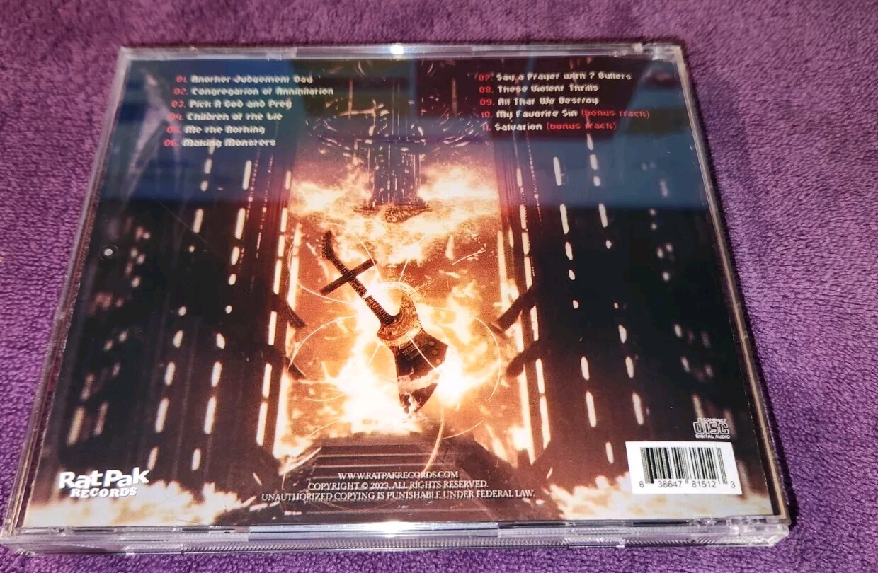METAL CHURCH: Congregation Of Annihilation CD 2023 Rat Pak Records with sticker