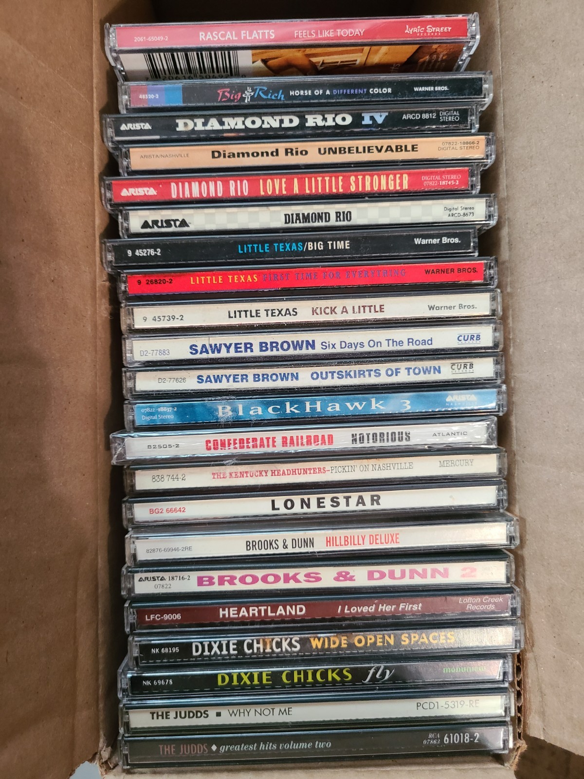 Lot of 22 Country Music CD Groups Duos 1990s 2000s Diamond Rio Brooks & Dunn