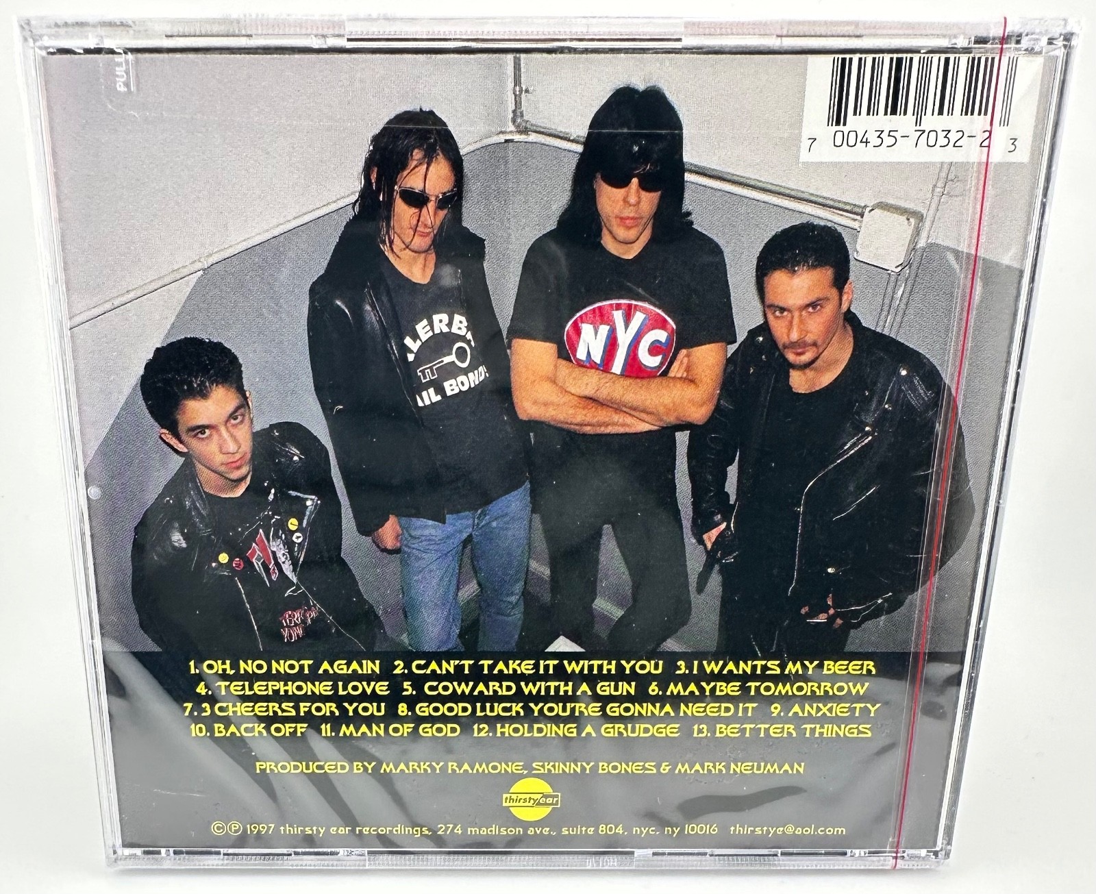 Marky Ramone & The Intruders (Self Titled) [ SUPER RARE NEW CD, 1997 ] SEALED