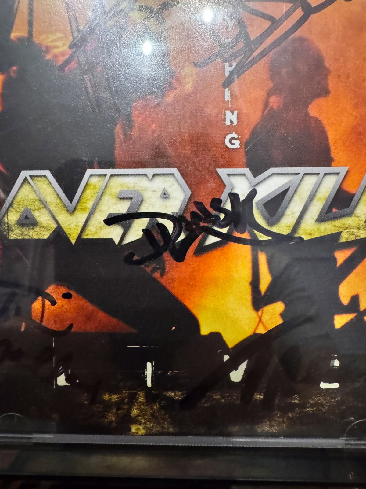 Overkill Wrecking Everything Live Signed CD Autographed Blitz DD Verni - Thrash
