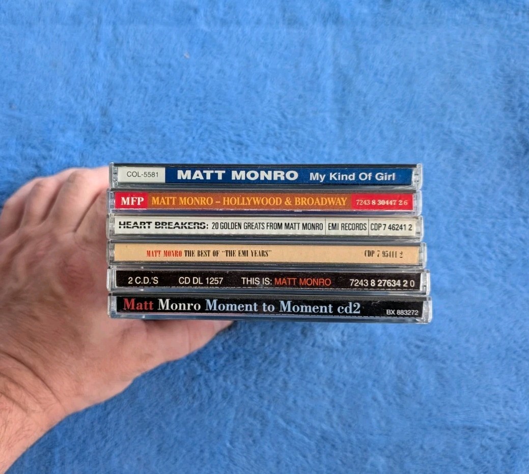 MATT MONRO 7 CD Lot Pop Vocal My Kind Of Girl Hollywood & Broadway EMI Years