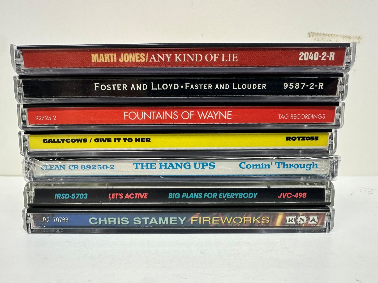 Lot 7 POWER POP CDs Let’s Active, Gallygows, Chris Stamey, Hang Ups, Marty Jones