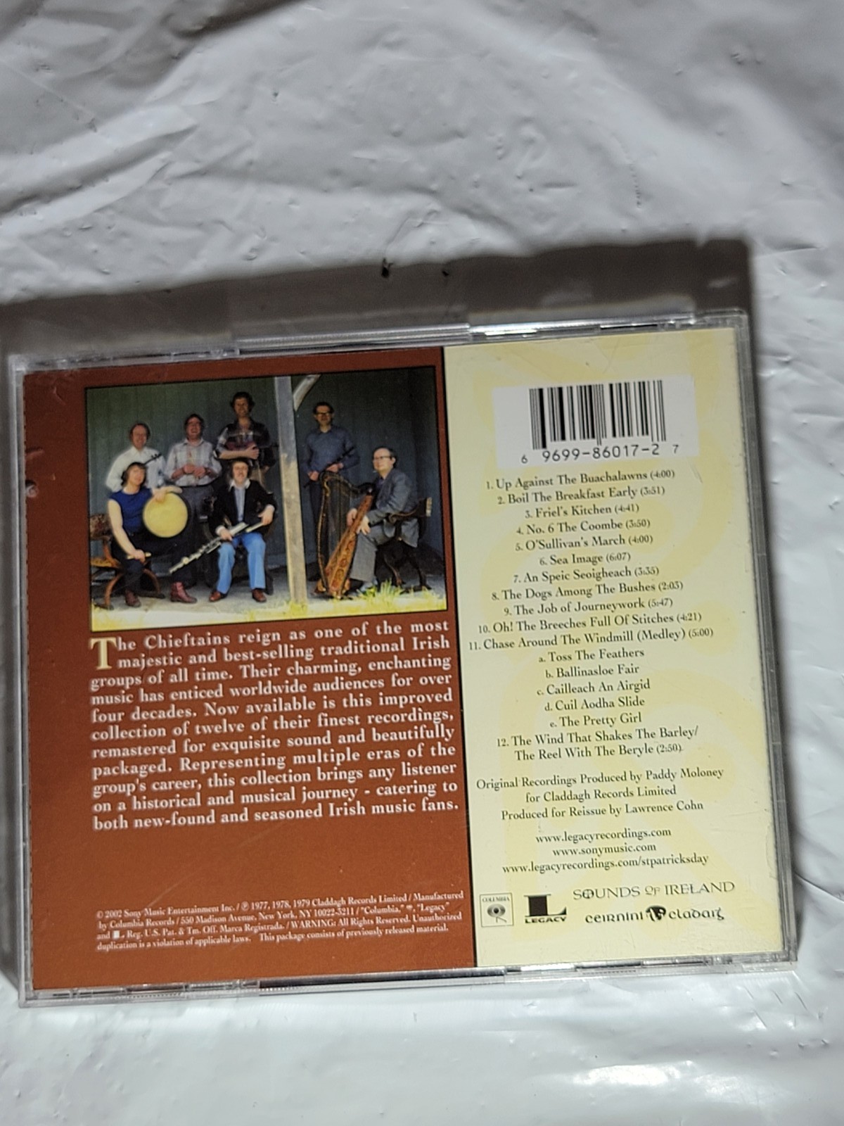 The Best of The Chieftains: Sounds of Ireland (CD, 2002, Legacy Recordings)