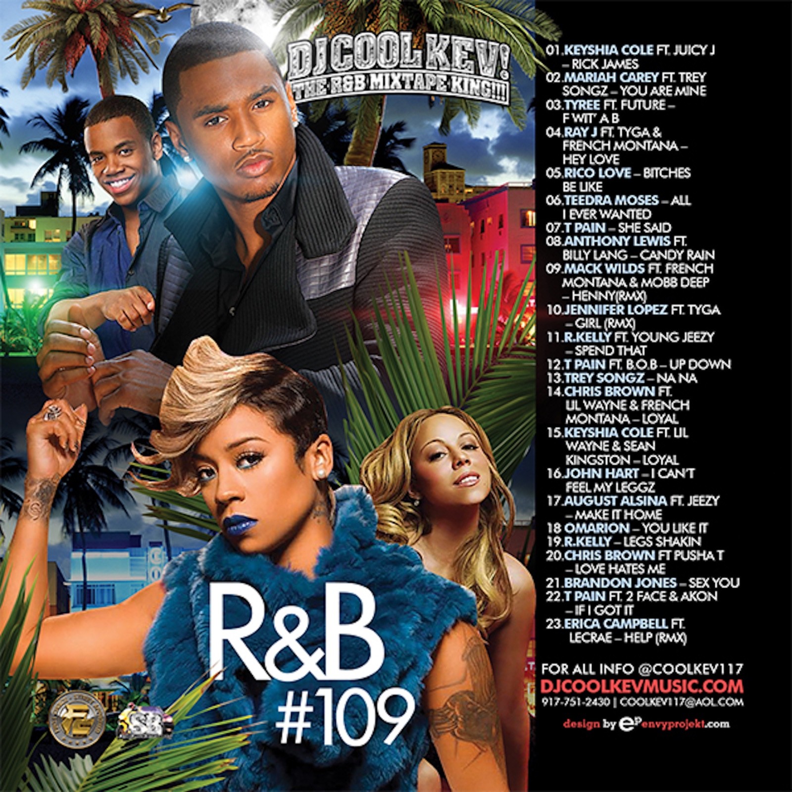 DJ COOL KEV - R&B VOL #109 - HIP HOP R&B OLD SCHOOL MIXTAPE MIX CD