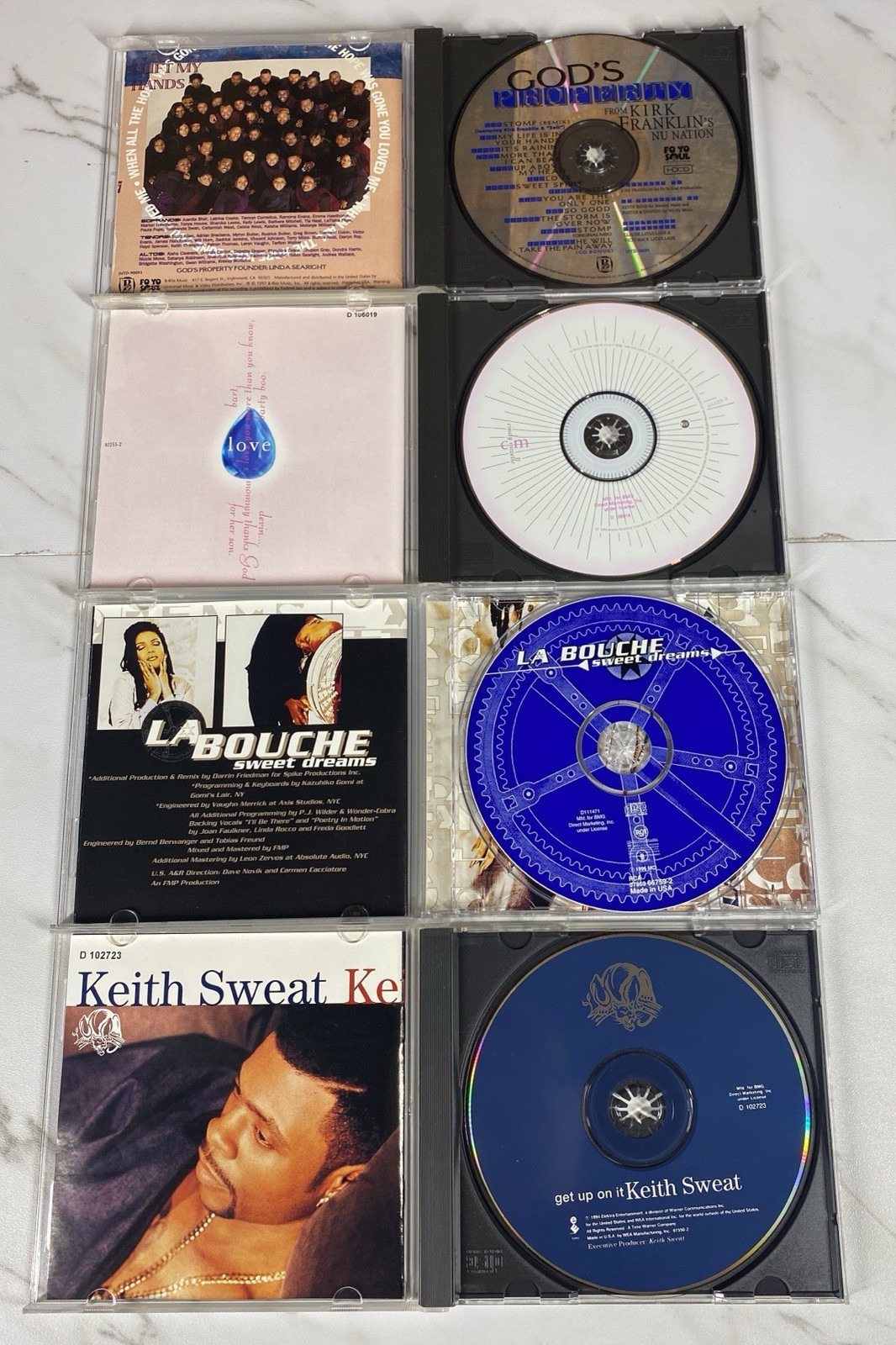 Soul R&B Funk CD Lot of 24 - R. Kelly, Tamia, Keith Sweat ..... all pictured