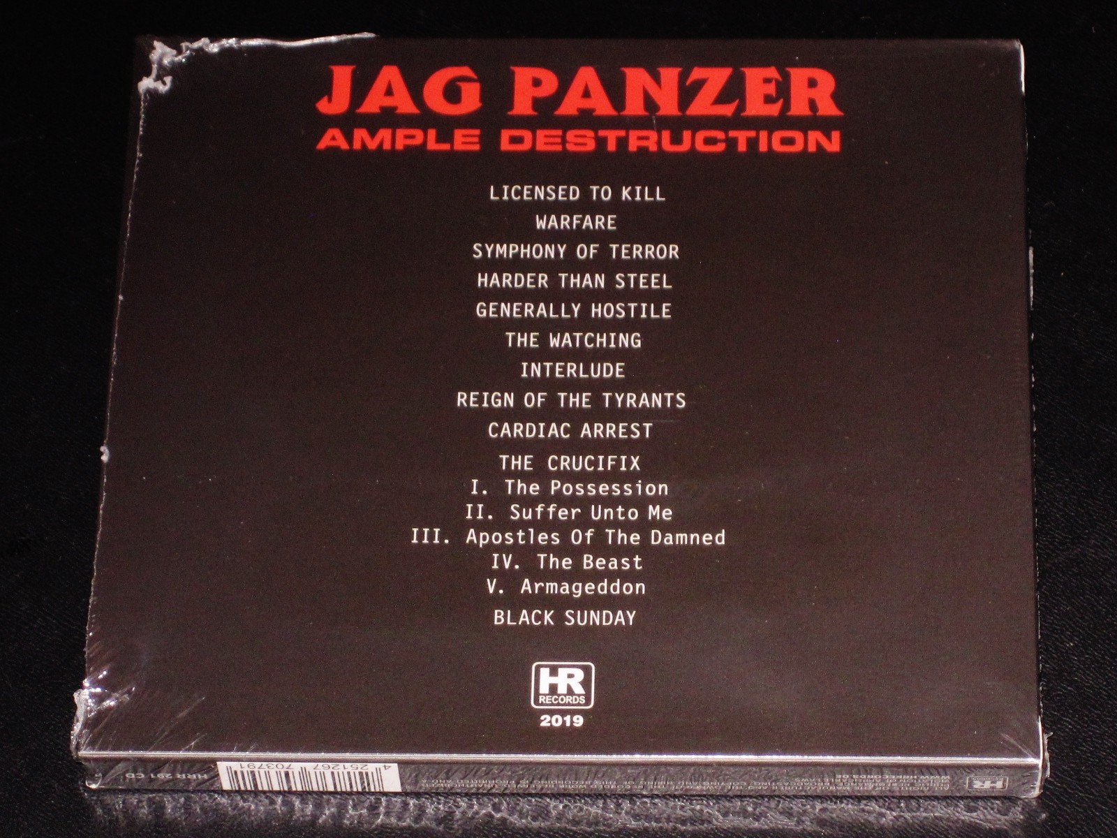 Jag Panzer: Ample Destruction CD 2019 Remaster High Roller Germany Slipcase NEW