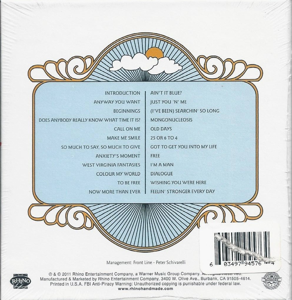 CHICAGO Live in '75 2CD Box SEALED from Rhino Handmade limited