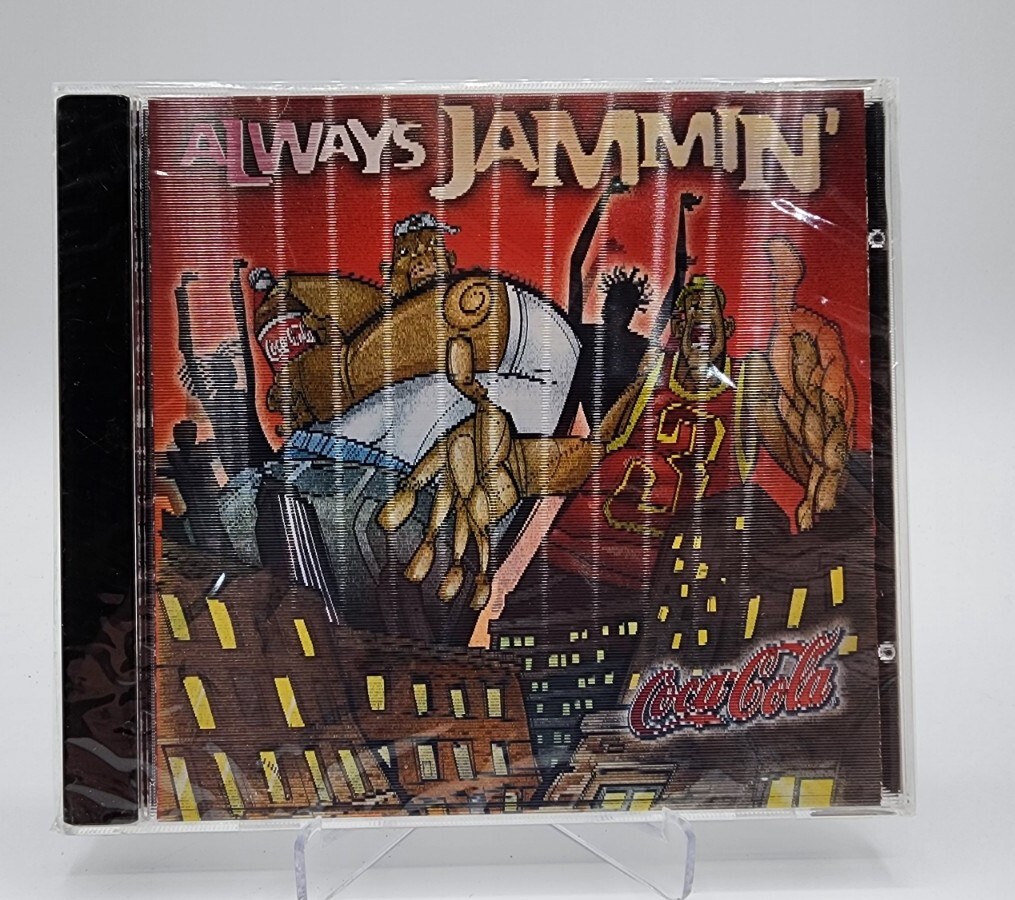 COCA COLA CD Always Jammin Rap CD KBXX Radio PROMOTIONAL Lenticular Cover Rare