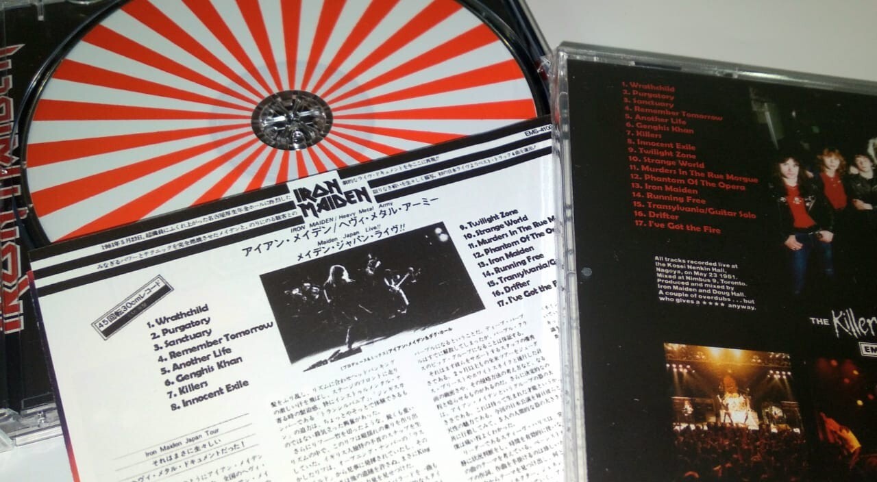 Iron Maiden - Maiden Japan CD (17 tracks/Venezuela Cover) sealed.