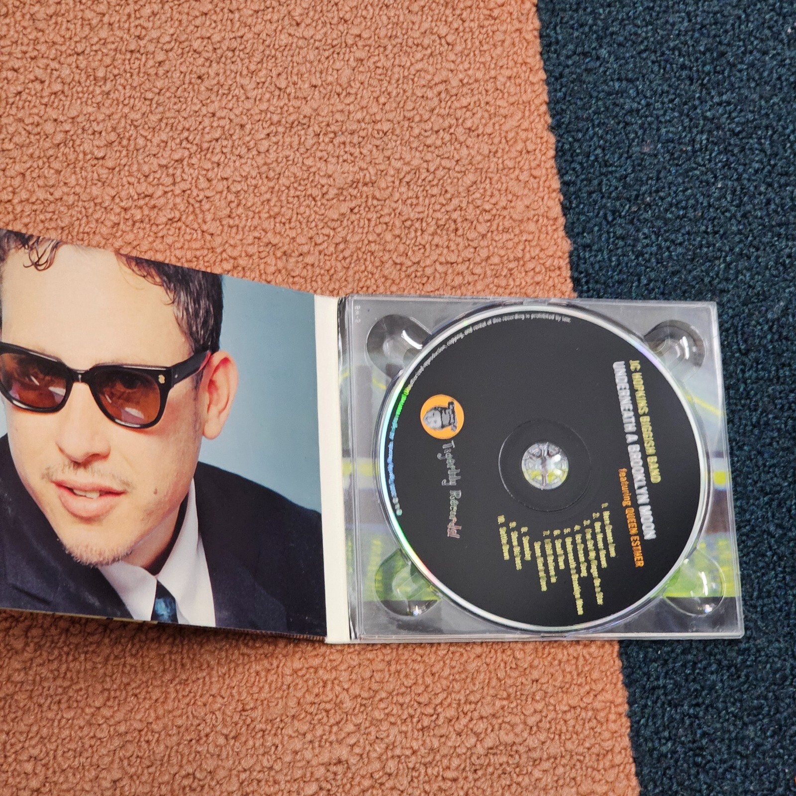 J C HOPKINS BIGGISH BAND QUEEN ESTHER Underneath A Brooklyn Moon CD Signed Cd1