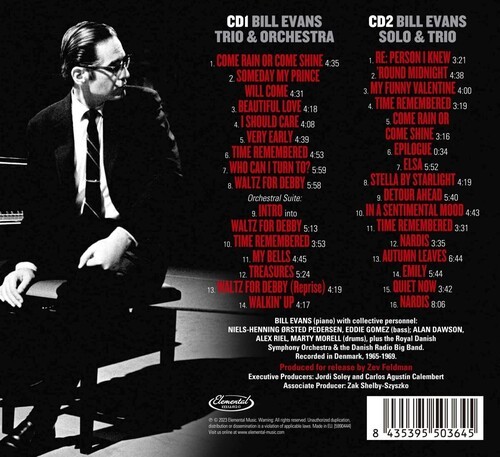 Bill Evans - Treasures: Solo, Trio & Orchestra In Denmark 1965-1969 [New CD]