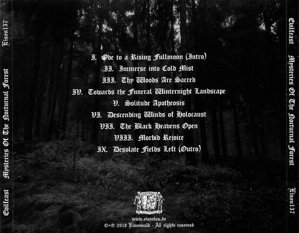 Evilfeast – Mysteries Of The Nocturnal Forest CD SEALED NEW IMPORT - Black Metal