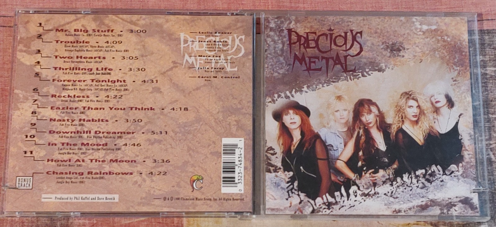 PRECIOUS METAL - SELF TITLED - 1990 Chameleon Recs – D2-74834 VIXEN ROCK GODDESS