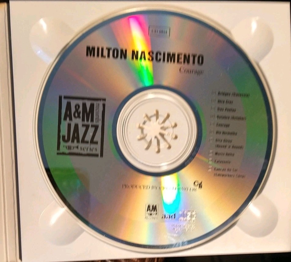 MILTON NASCIMENTO: Brazil Jazz: COURAGE : CD EX/EX Guaranteed To Play Right