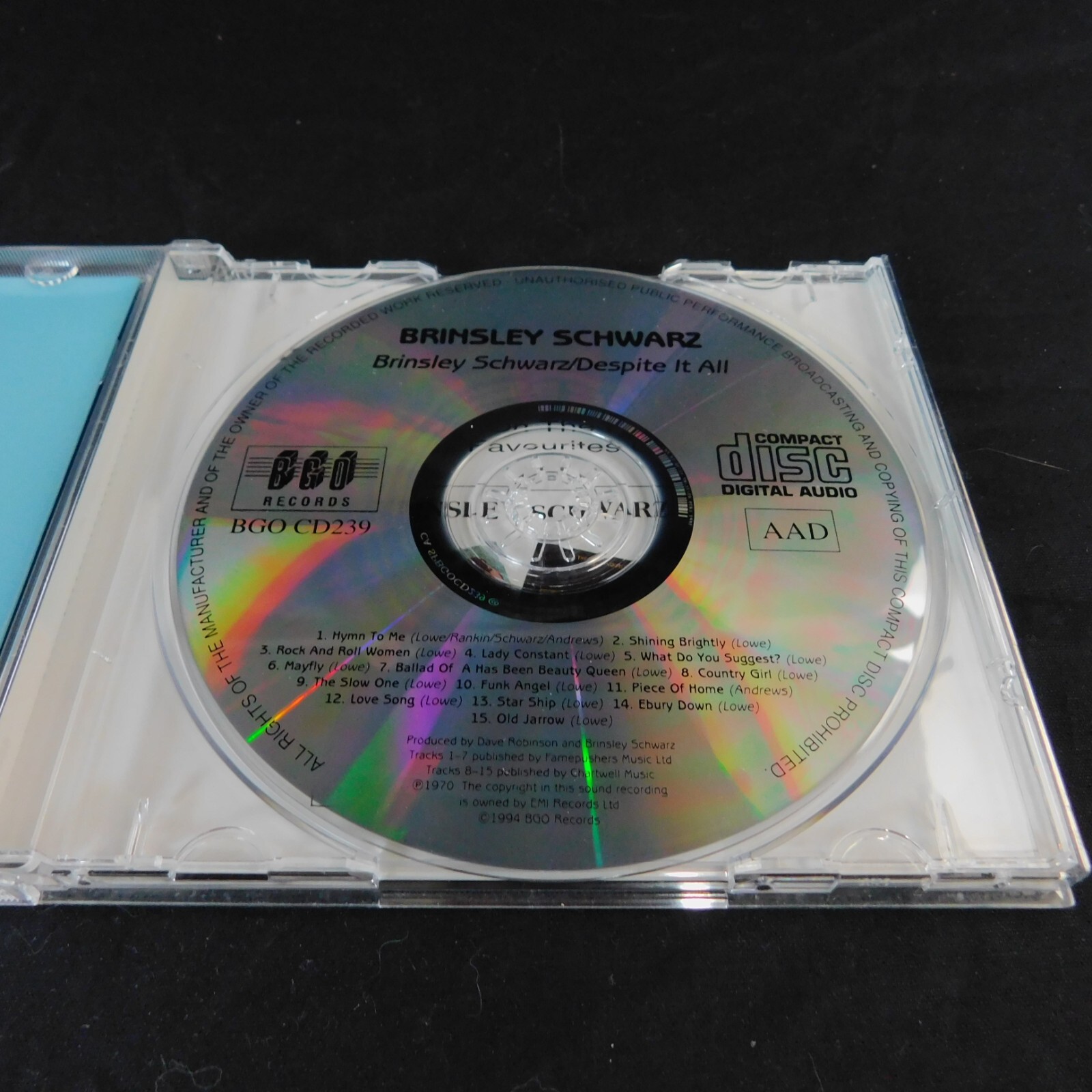 Brinsley Schwarz Self Titled / Despite It All 2 LP on 1 CD IMPORT UK