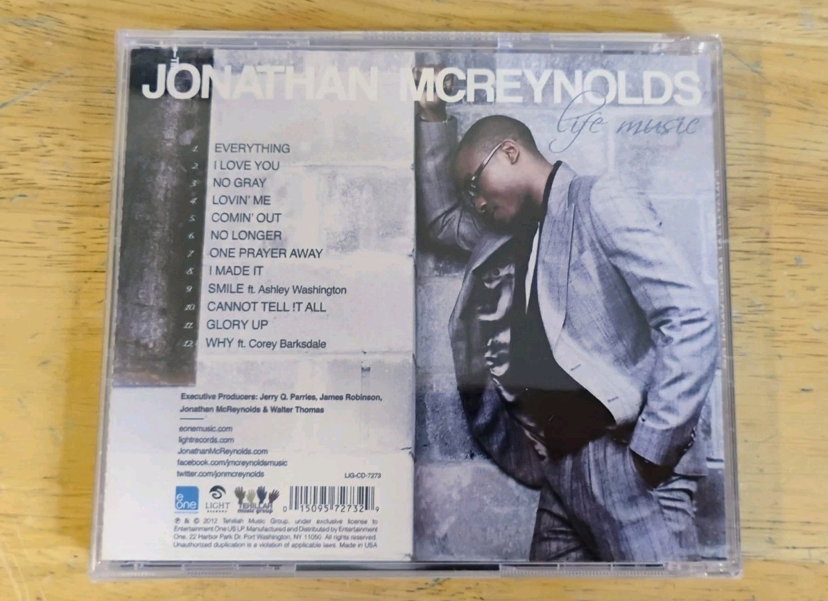 Jonathan McReynolds Music CD - Life Music [NEW] 2010s Funk Soul Gospel