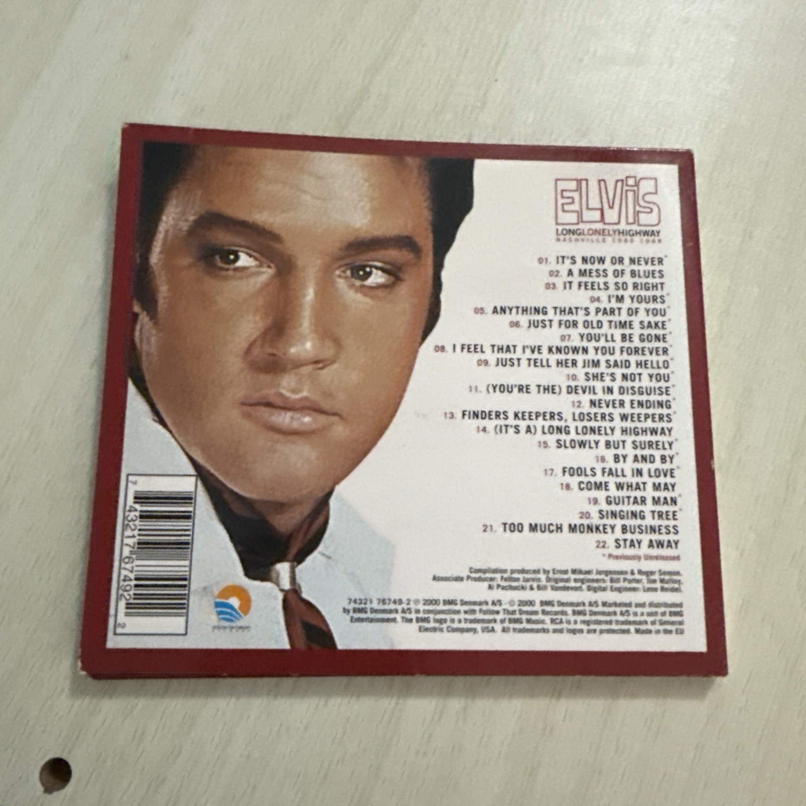 Elvis Presley - Long Lonely Highway: Nashville 1960-1968 CD Denmark Import OOP!