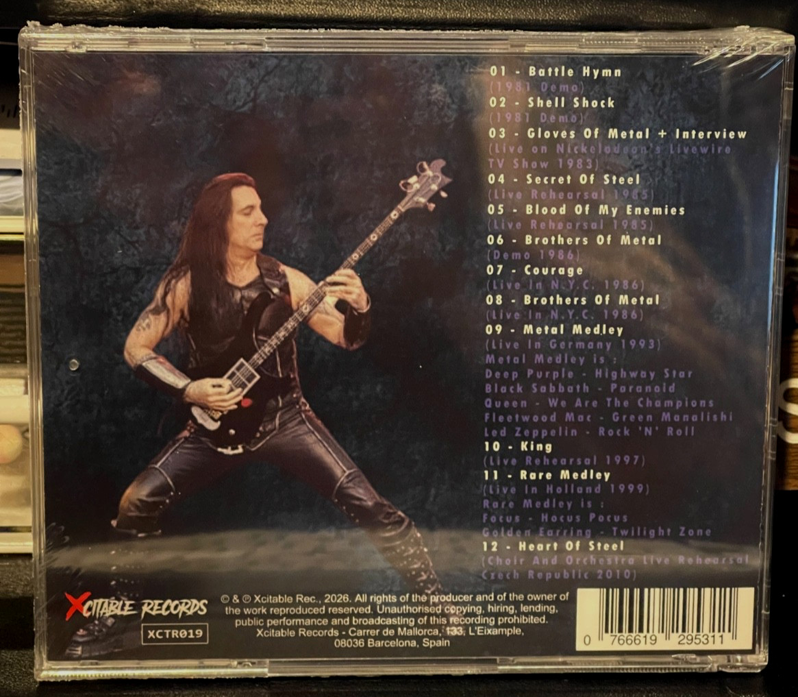 MANOWAR Rare Demos & Live Recordings 1981-2010 CD 2026 Spain CD SEALED
