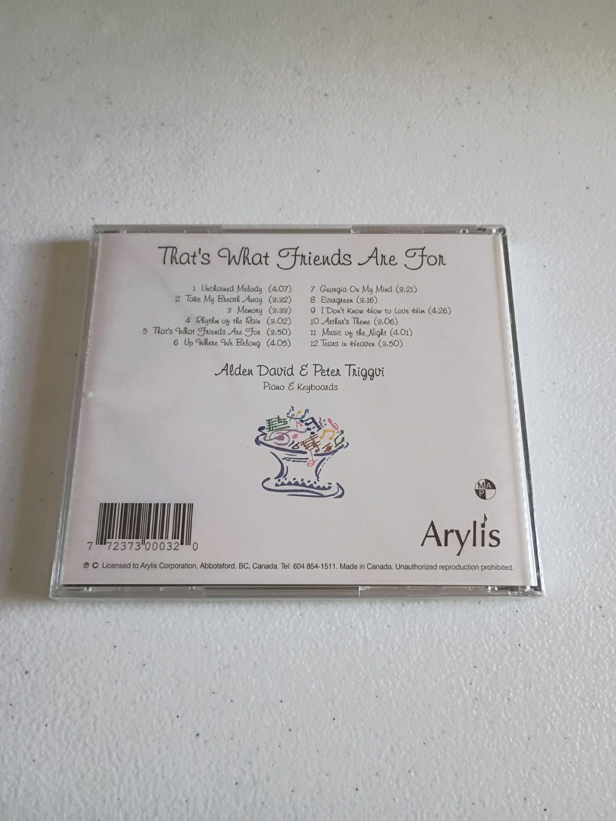 That's What Friends Are For CD - Easy Listening, Pop, Instrumental - Brand New!!