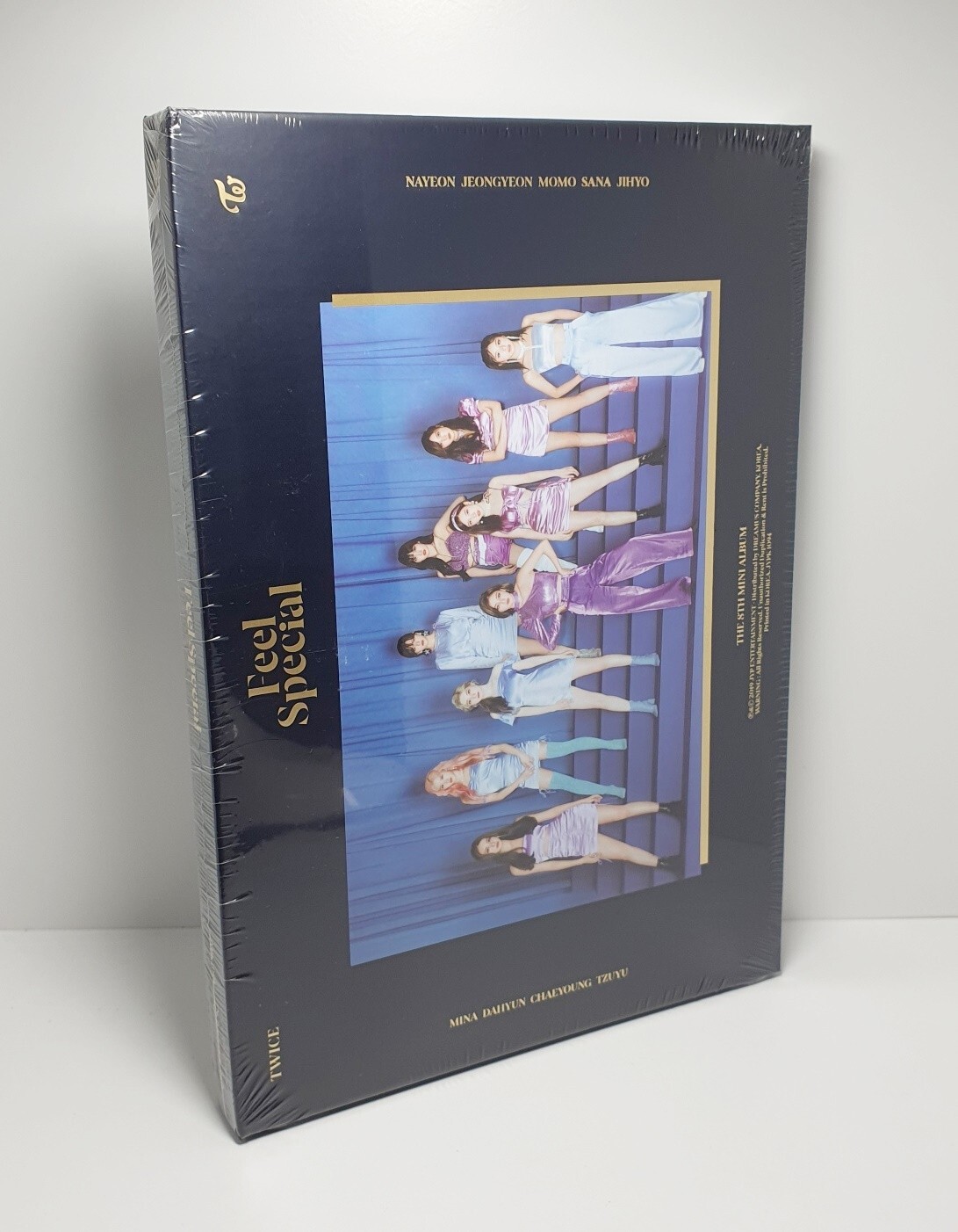 TWICE 8th Mini Album [Feel Special] B Ver. CD+88p P.Book+Lyrics Paper+5p P.Card