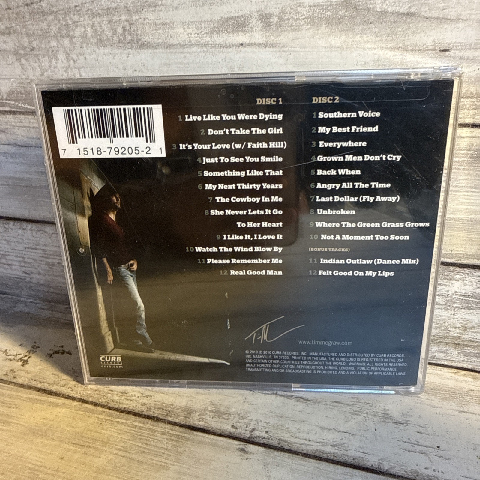 New! Tim McGraw Number One Hits (CD 2010) 2-Disc Set Sealed 22 Tracks + 2 Bonus