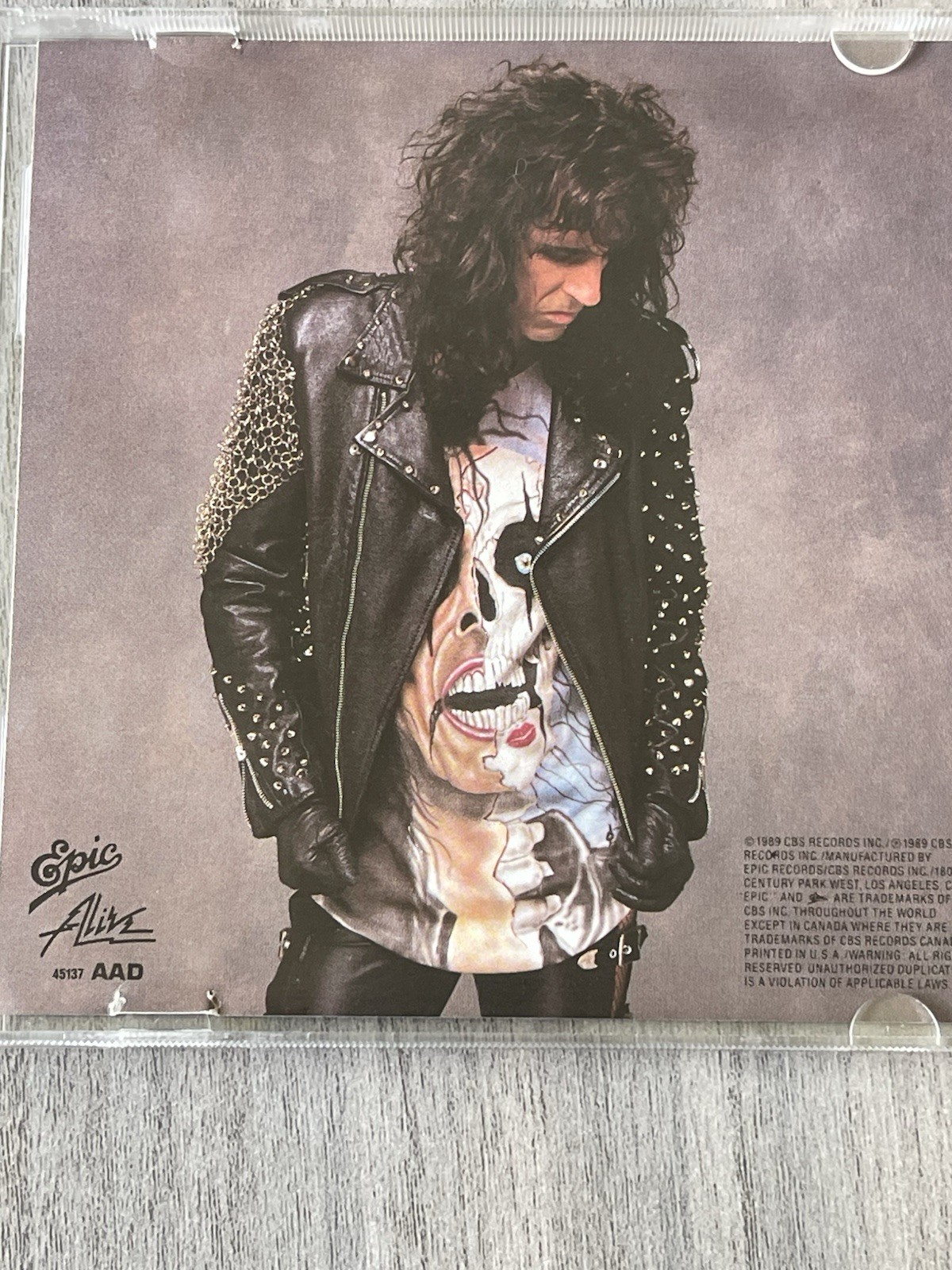 Alice Cooper Trash CD Hard Rock Epic Desmond Child EK 45137