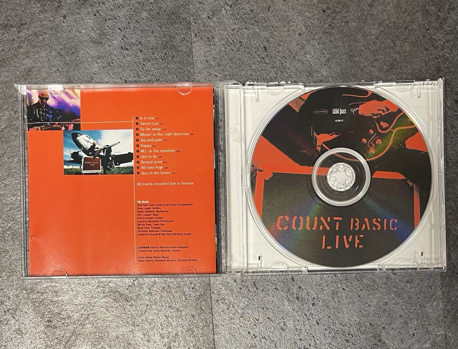 Live by Count Basic CD Oct 1997 Instinct
