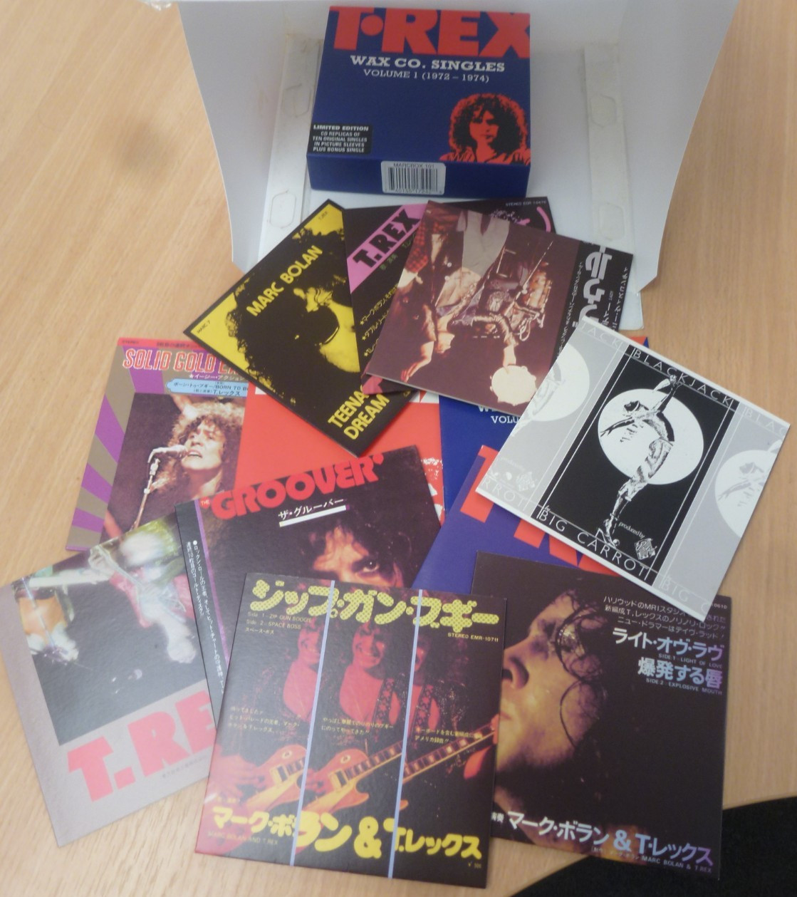 T-Rex Wax Co Singles 1972-74 Box Set
