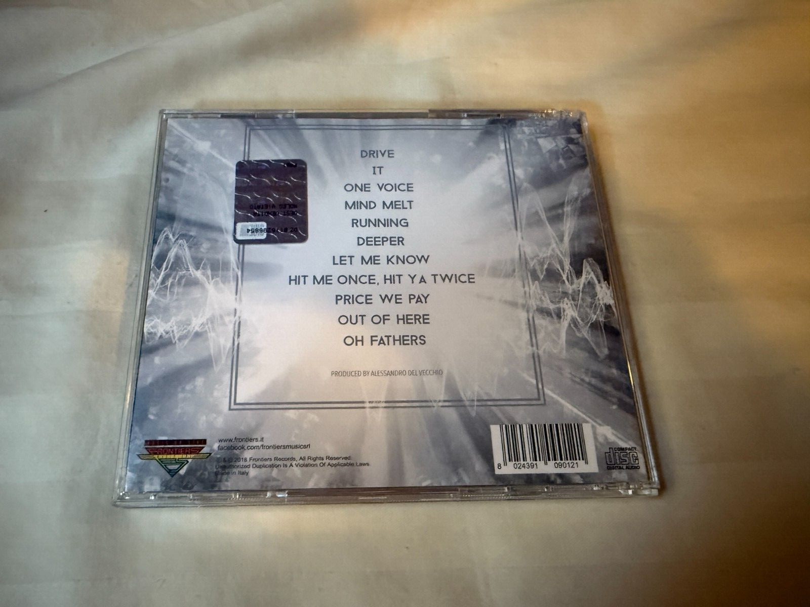 Johnny Gioeli - One Voice CD 2018 Import Hardline Schon 80s Rock OOP RARE