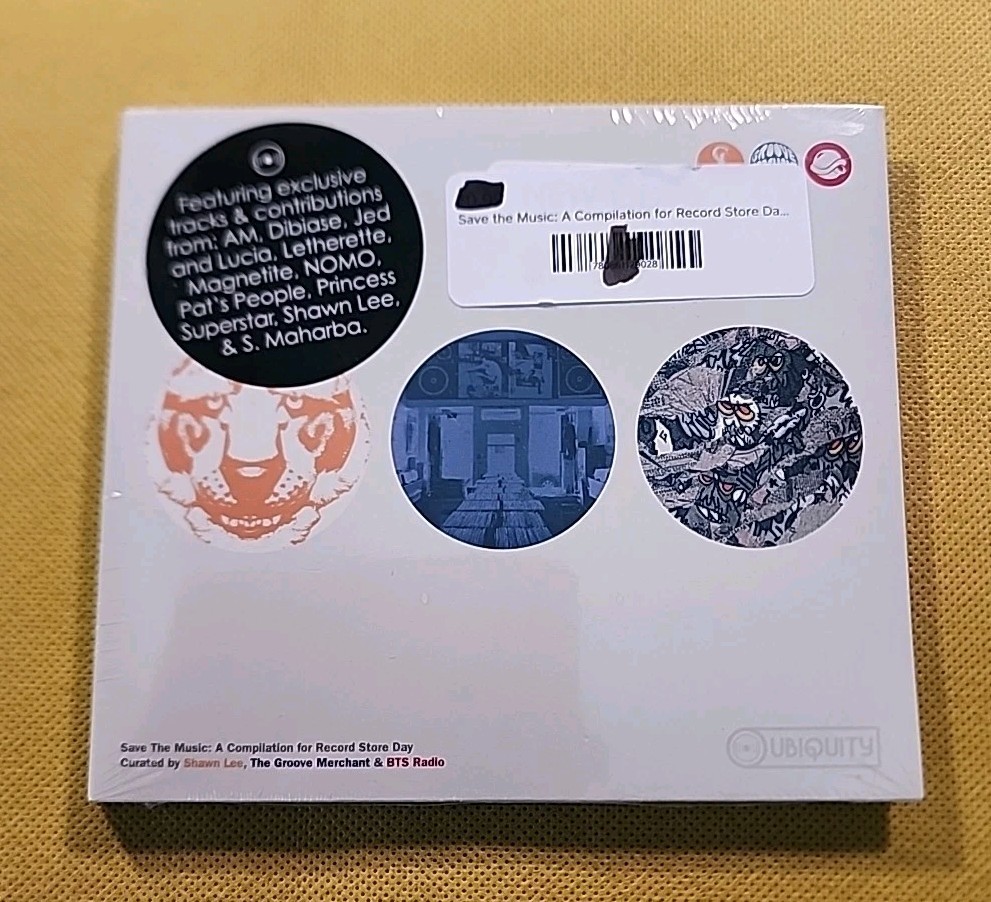 Save The Music A Compilation For Record Store Day CD Digipak URCD290 NEW SEALED