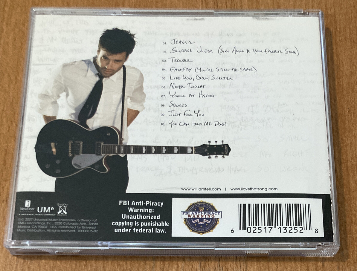 You Can Hold Me Down by William Tell (CD, Mar-2007, New Door Records)