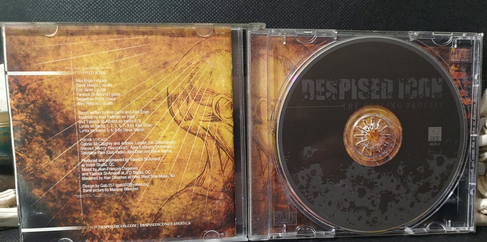 DESPISED ICON, The Healing Process. METAL CD FROM 2005
